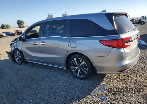 2022 Honda Odyssey Touring from USA, damaged, VIN 5FNRL6H86NB056268